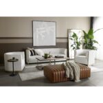 Lewin Ottoman - Rectangular - Lucia Tobacco Leather 111847 111847 LEWIN OTTOMAN RECTANGULAR LUCIA TOBACCO LEATHER 10
