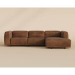 Beau Sofa Chaise - Raf - Lucia Tobacco Leather 111849 111849 1