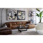 Beau Sofa Chaise - Raf - Lucia Tobacco Leather 111849 111849 10