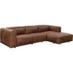 Beau Sofa Chaise - Raf - Lucia Tobacco Leather 111849 111849 20