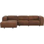 Beau Sofa Chaise - Laf - Lucia Tobacco Leather 111850 111850 BEAU SOFA CHAISE LAF LUCIA TOBACCO LEATHER 21