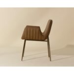 Lucano Dining Armchair - Milliken Cognac 111852 111852 LUCANO DINING ARMCHAIR MILLIKEN COGNAC 2