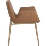 Lucano Dining Armchair - Milliken Cognac 111852 111852 LUCANO DINING ARMCHAIR MILLIKEN COGNAC 22