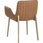 Lucano Dining Armchair - Milliken Cognac 111852 111852 LUCANO DINING ARMCHAIR MILLIKEN COGNAC 23
