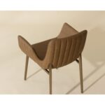 Lucano Dining Armchair - Milliken Cognac 111852 111852 LUCANO DINING ARMCHAIR MILLIKEN COGNAC 6