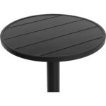 Merano Bar Table - Round - Black 111863 111863 MERANO BAR TABLE ROUND BLACK 26