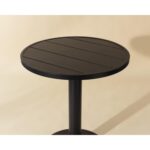 Merano Bar Table - Round - Black 111863 111863 MERANO BAR TABLE ROUND BLACK 6
