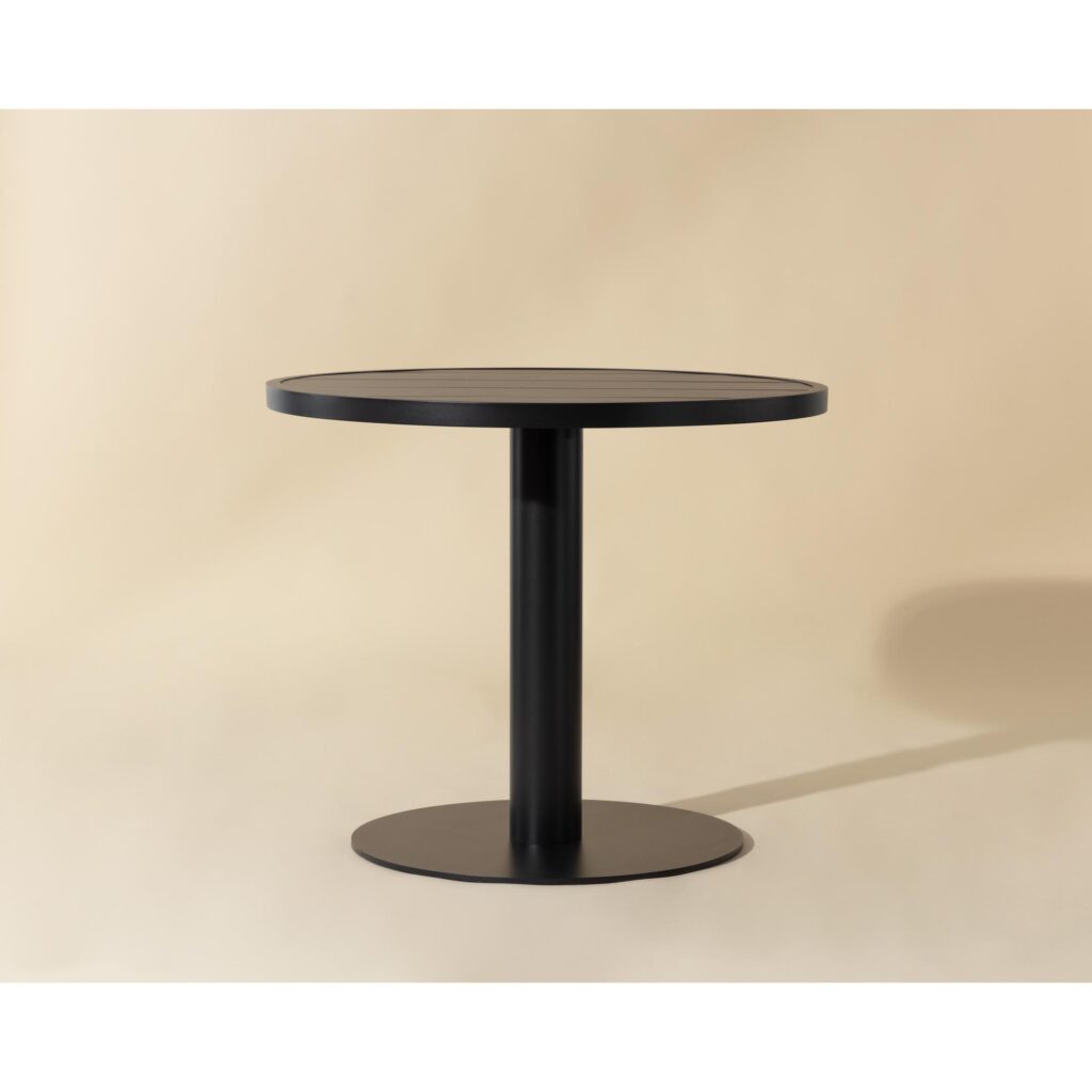 Merano Bistro Table - Round - Black - 36"