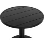 Merano Bistro Table - Round - Black - 36" 111867 111867 MERANO BISTRO TABLE ROUND BLACK 36 26
