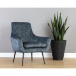 Aletta Lounge Chair - Nono Petrol 111899 111899 ALETTA LOUNGE CHAIR NONO PETROL 25