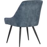 Chardon Dining Chair - Nono Petrol 111901 111901 CHARDON LOUNGE CHAIR NONO PETROL 3