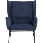 Kasen Lounge Chair - Belfast Navy 111902 111902 KASEN LOUNGE CHAIR BELFAST NAVY 1