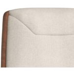 Lucier Lounge Chair - Belfast Oatmeal / Bravo Cognac 111904 111904 LUCIER LOUNGE CHAIR BELFAST OATMEAL BRAVO COGNAC 7