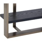 Dalton Bookcase - Antique Brass - Black 111906 111906 DALTON BOOKCASE ANTIQUE BRASS BLACK 6
