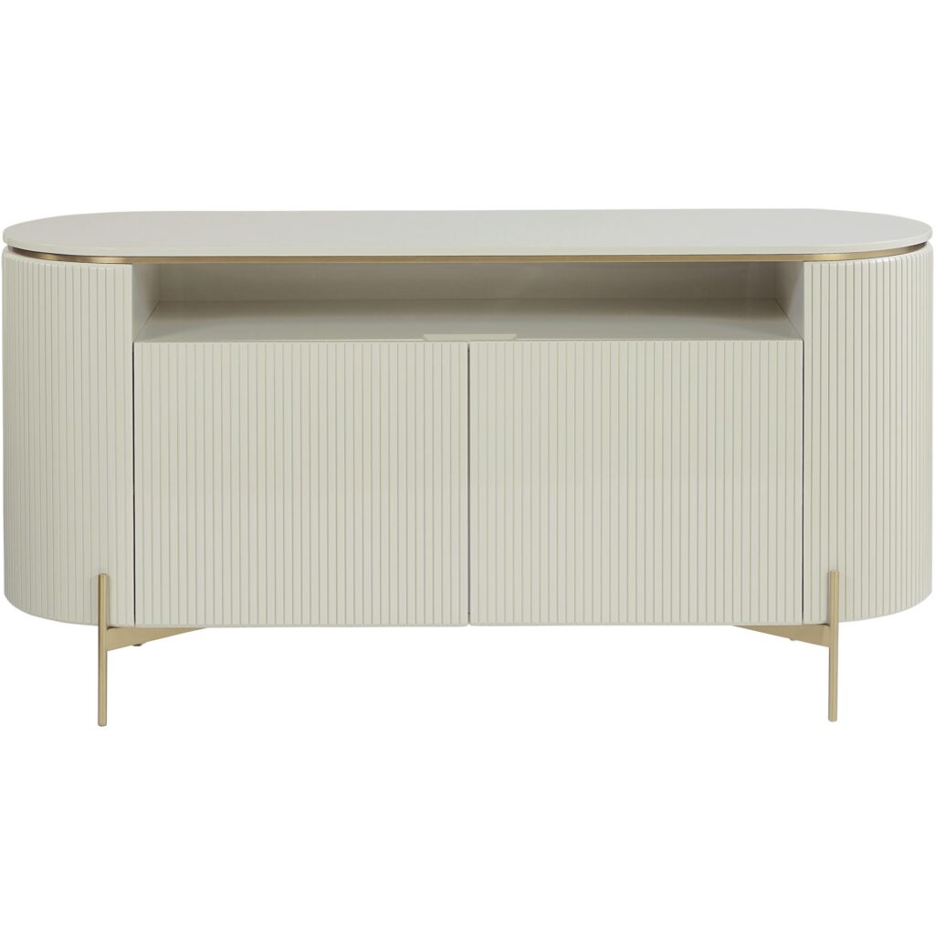 Paloma Sideboard - High Gloss Cream - Image 4
