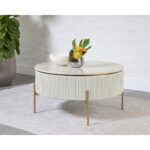 Paloma Lift Top Coffee Table - High Gloss Cream 111923 111923 PALOMA LIFT TOP COFFEE TABLE 5