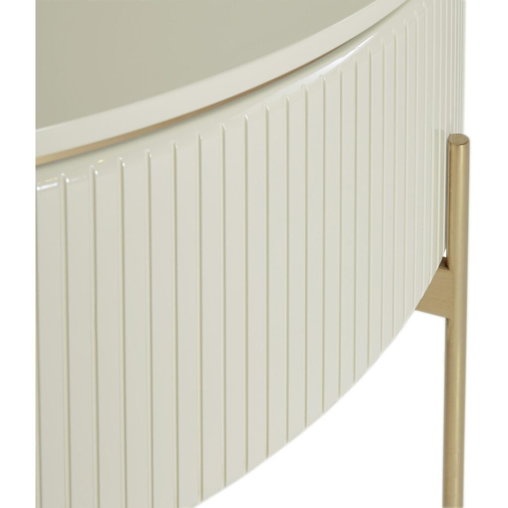 Paloma Lift Top Coffee Table - High Gloss Cream - Image 6