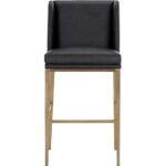 Joplin Barstool - Cantina Black / Vera White Pepper 111928 111928 JOPLIN BARSTOOL CANTINA BLACK VERA WHITE PEPPER 1