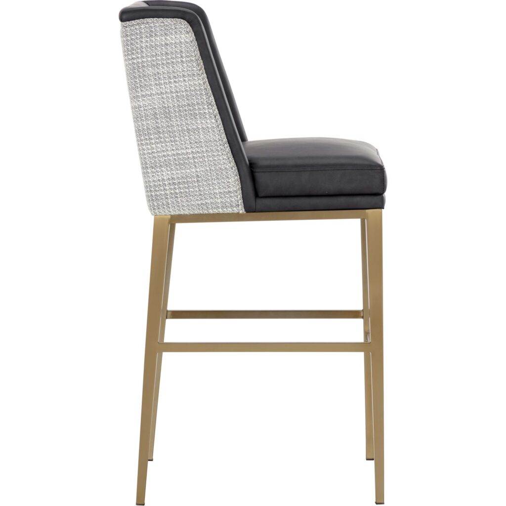 Joplin Barstool - Cantina Black / Vera White Pepper - Image 3