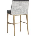 Joplin Barstool - Cantina Black / Vera White Pepper 111928 111928 JOPLIN BARSTOOL CANTINA BLACK VERA WHITE PEPPER 3