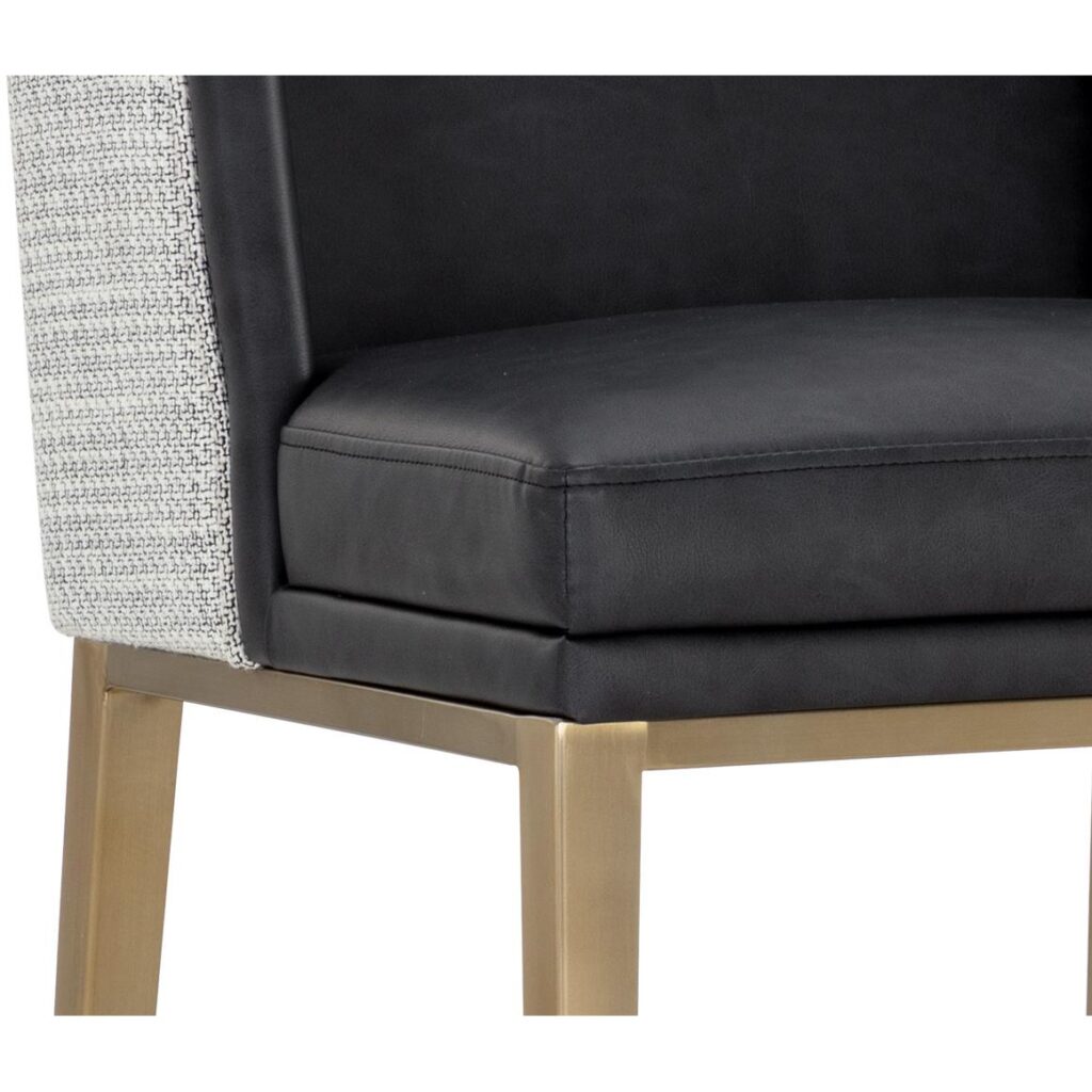 Joplin Barstool - Cantina Black / Vera White Pepper - Image 6