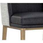 Joplin Barstool - Cantina Black / Vera White Pepper 111928 111928 JOPLIN BARSTOOL CANTINA BLACK VERA WHITE PEPPER 6
