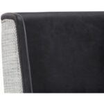 Joplin Barstool - Cantina Black / Vera White Pepper 111928 111928 JOPLIN BARSTOOL CANTINA BLACK VERA WHITE PEPPER 7