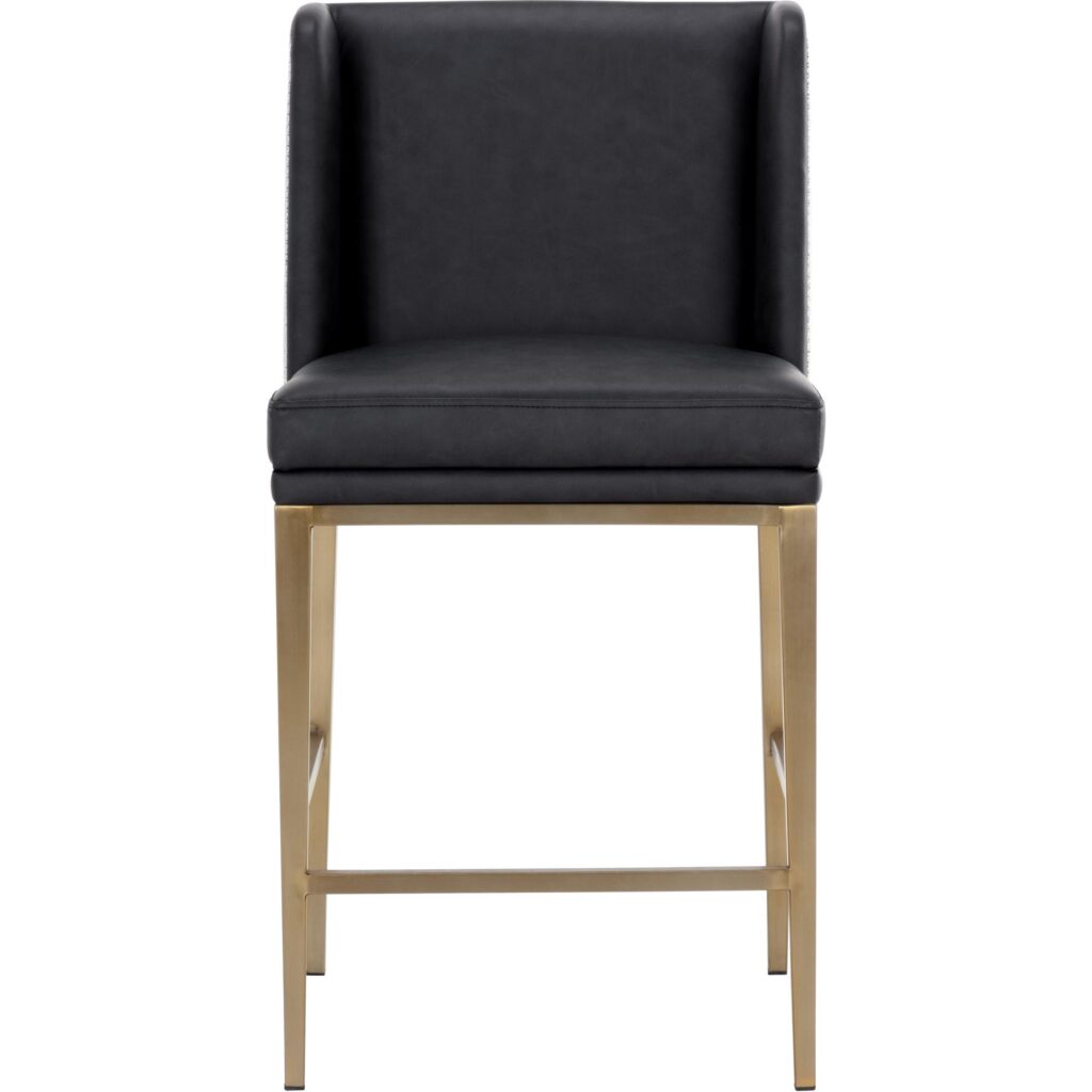 Joplin Counter Stool - Cantina Black / Vera White Pepper - Image 2