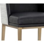 Joplin Counter Stool - Cantina Black / Vera White Pepper 111929 111929 JOPLIN COUNTER STOOL CANTINA BLACK VERA WHITE PEPPER 6