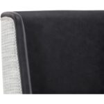 Joplin Counter Stool - Cantina Black / Vera White Pepper 111929 111929 JOPLIN COUNTER STOOL CANTINA BLACK VERA WHITE PEPPER 7