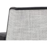 Joplin Counter Stool - Cantina Black / Vera White Pepper 111929 111929 JOPLIN COUNTER STOOL CANTINA BLACK VERA WHITE PEPPER 8