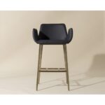 Lucano Barstool - Bravo Black 111930 111930 LUCANO BARSTOOL BRAVO BLACK 1