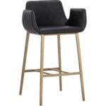 Lucano Barstool - Bravo Black 111930 111930 LUCANO BARSTOOL BRAVO BLACK 20