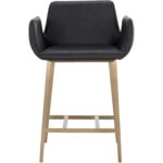 Lucano Counter Stool - Bravo Black 111931 111931 LUCANO COUNTER STOOL BRAVO BLACK 1