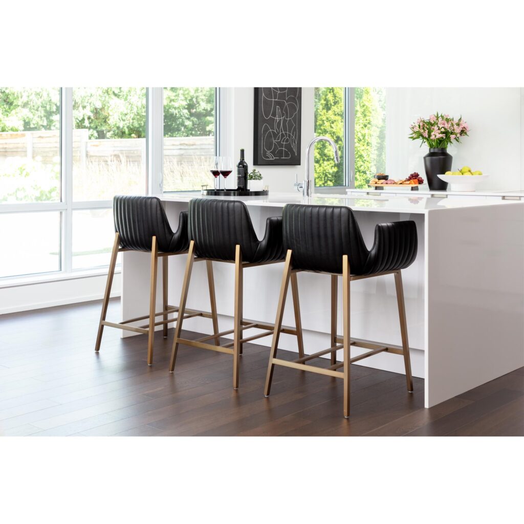 Lucano Counter Stool - Bravo Black - Image 9