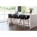 Lucano Counter Stool - Bravo Black 111931 111931 LUCANO COUNTER STOOL BRAVO BLACK 10