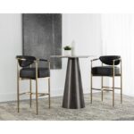 Heloise Barstool - Bravo Black 111932 111932 HELOISE BARSTOOL CANTINA BLACK 5