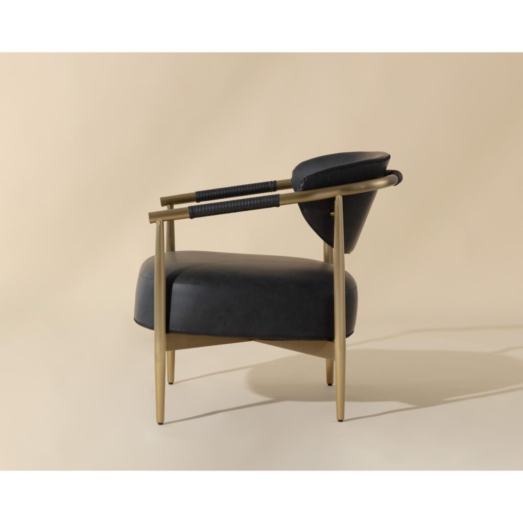 Heloise Lounge Chair - Bravo Black - Image 3