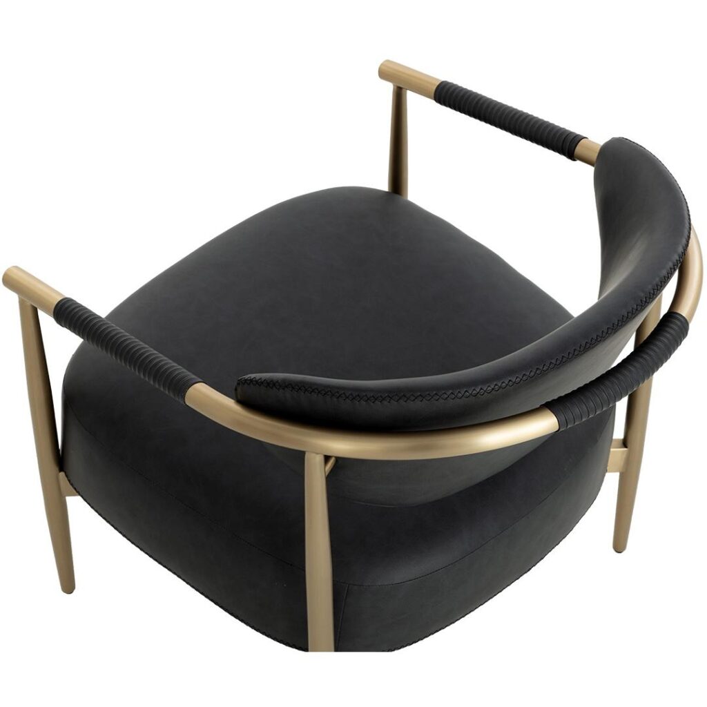 Heloise Lounge Chair - Bravo Black - Image 10