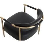 Heloise Lounge Chair - Bravo Black 111933 111933 HELOISE LOUNGE CHAIR CANTINA BLACK 26