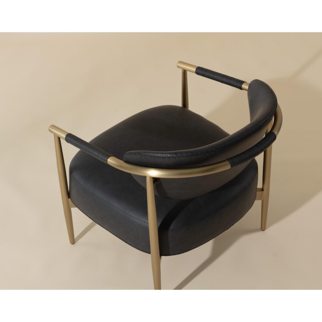 Heloise Lounge Chair - Bravo Black - Image 5