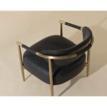 Heloise Lounge Chair - Bravo Black 111933 111933 HELOISE LOUNGE CHAIR CANTINA BLACK 6