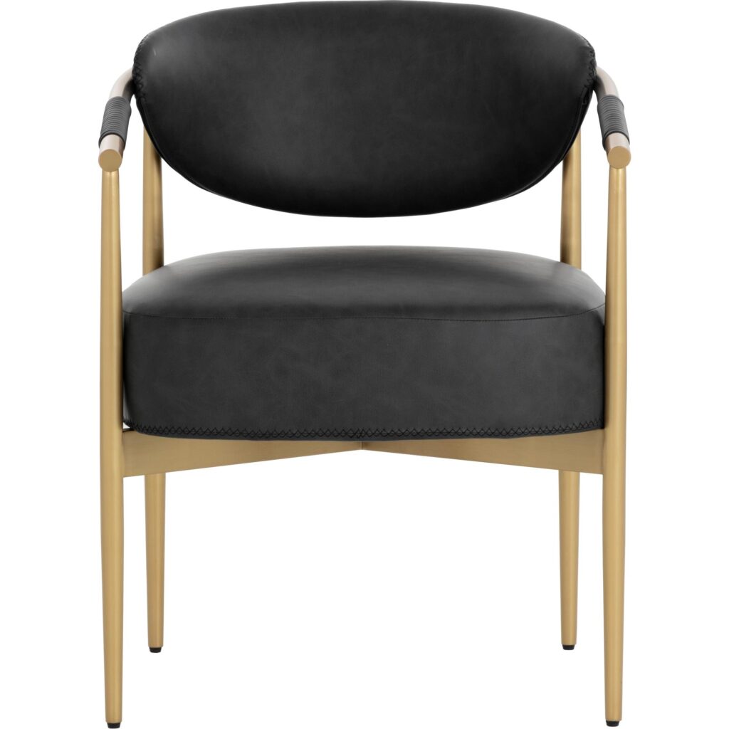 Heloise Dining Armchair - Bravo Black - Image 7
