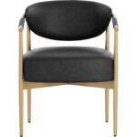 Heloise Dining Armchair - Bravo Black 111934 111934 HELOISE DINING ARMCHAIR CANTINA BLACK 21