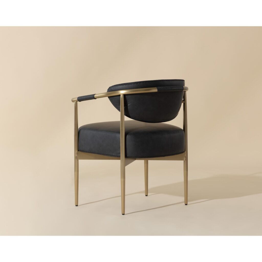 Heloise Dining Armchair - Bravo Black - Image 4