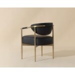 Heloise Dining Armchair - Bravo Black 111934 111934 HELOISE DINING ARMCHAIR CANTINA BLACK 3