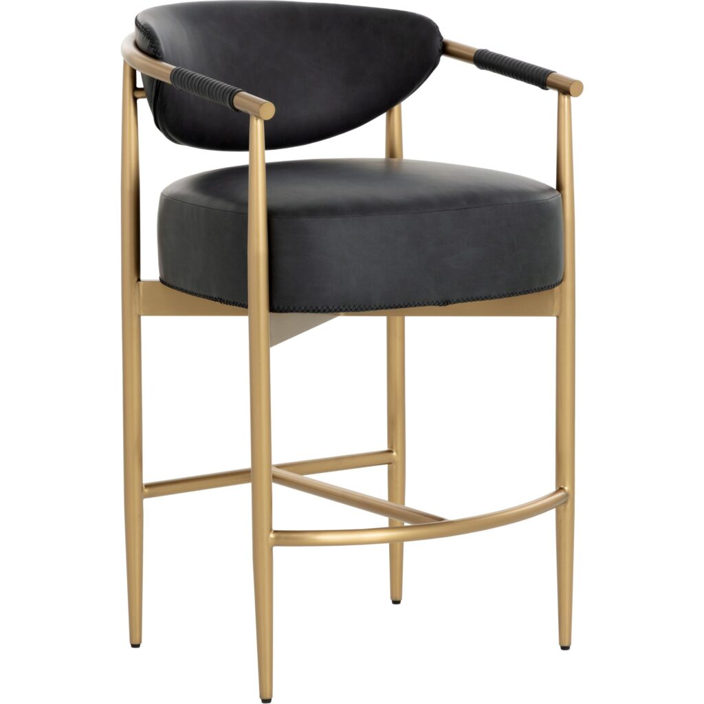 Heloise Counter Stool - Bravo Black - Image 7