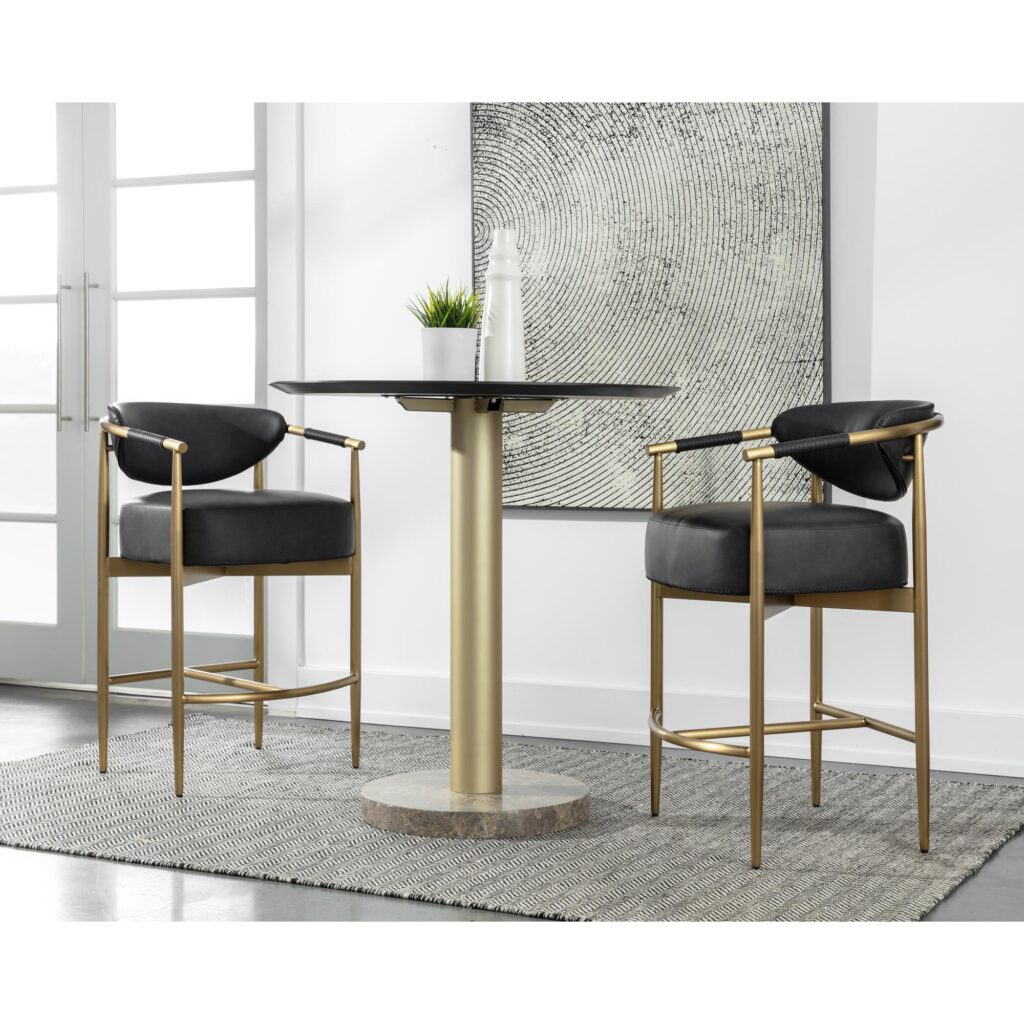 Heloise Counter Stool - Bravo Black - Image 5