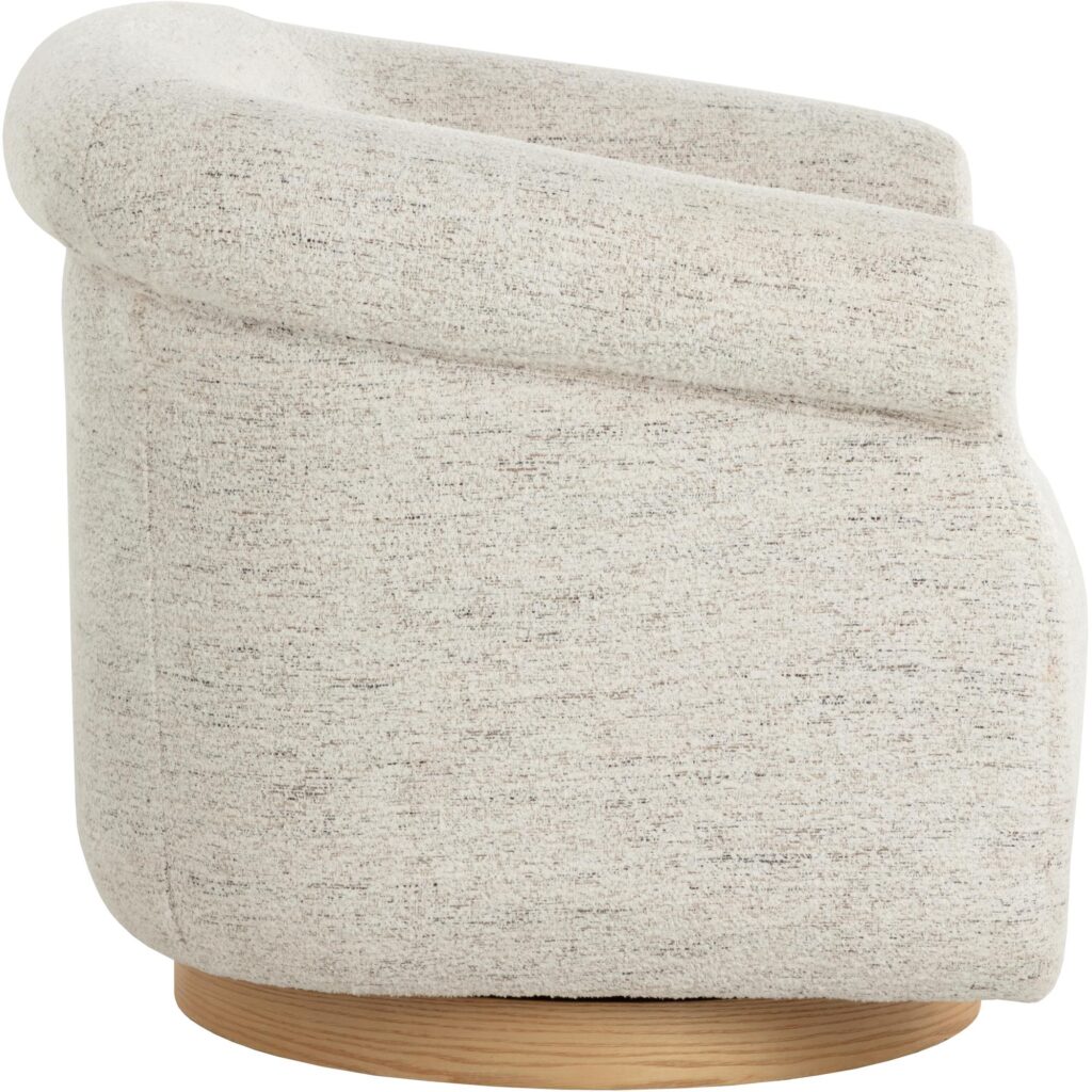 Libby Swivel Lounge Chair - Hailey Moon - Image 6