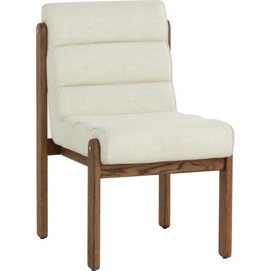 Bertie Dining Chair - Geralt Linen - Image 4
